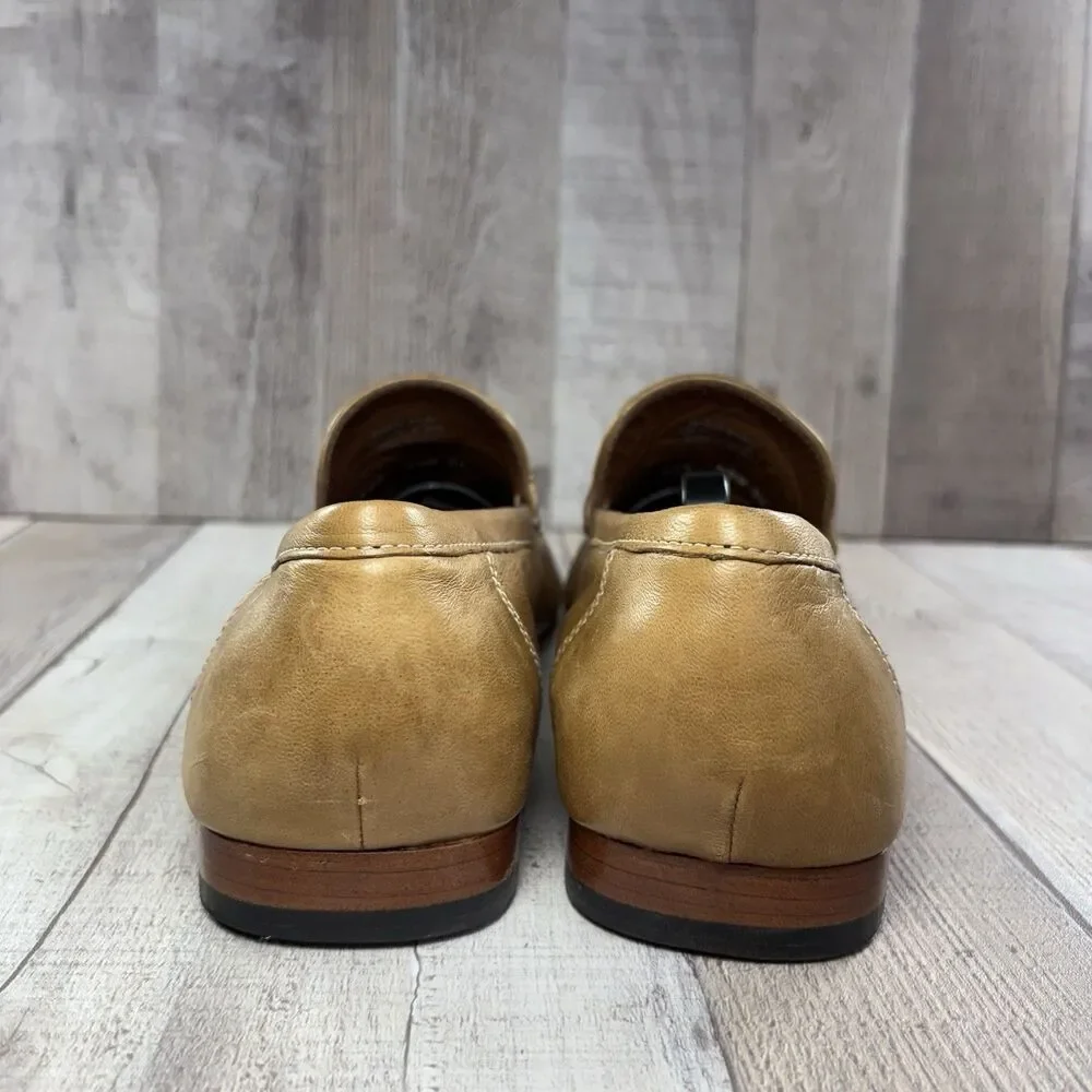 Cole Haan Venetian Men's Size 9.5 Slip On Loafers Leather Moc Shoes Light Brown